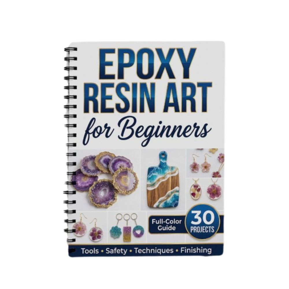 Resin Art Tutorial - Manual Ilustrado de Arte em Resina