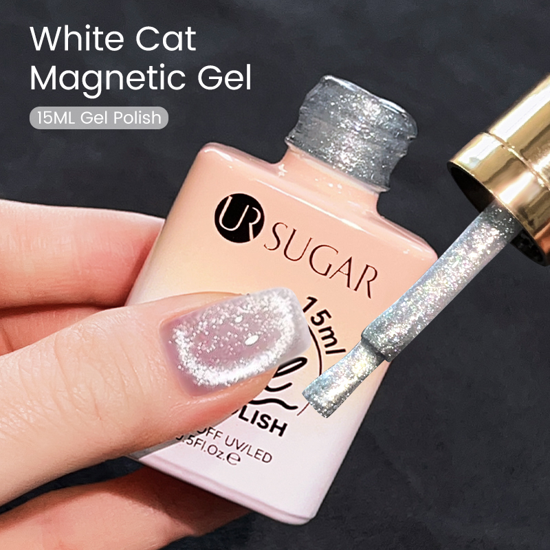 Resin Art Uv Light - UR SUGAR 15ml Gel Magnético Branco