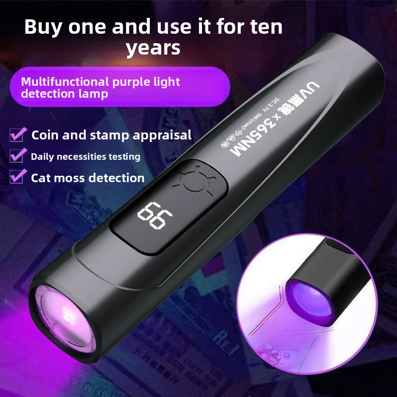 Resin Art Uv Light - Lanterna UV Portátil 365nm para Detecção