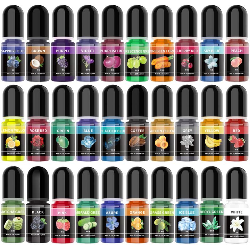 Epoxy Resin Ab - 5ml/garrafa pigmento de resina epóxi líquido
