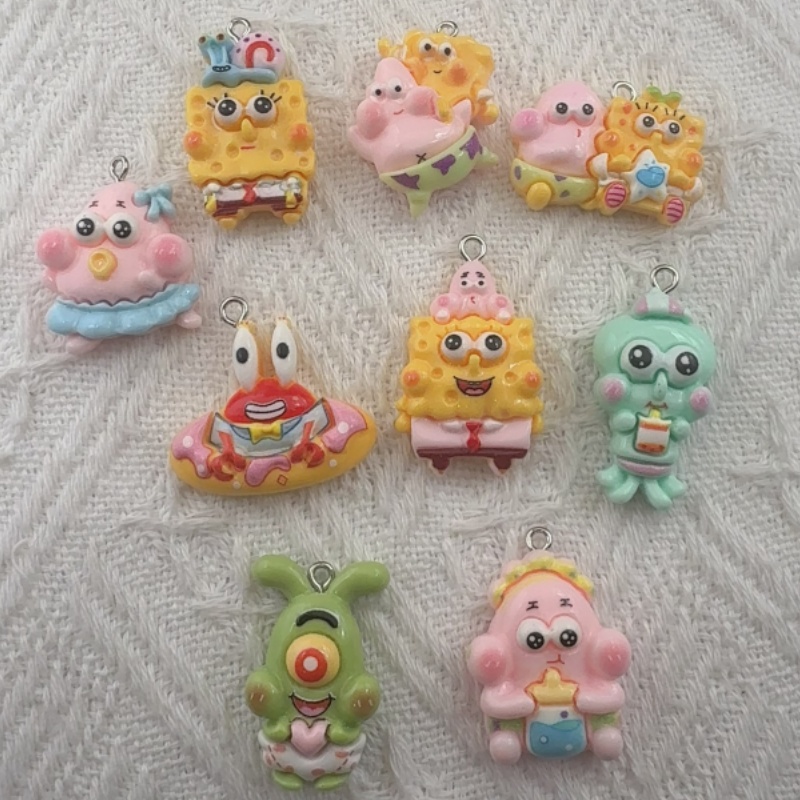 Resin Art Box - 10 peças de pingente de resina