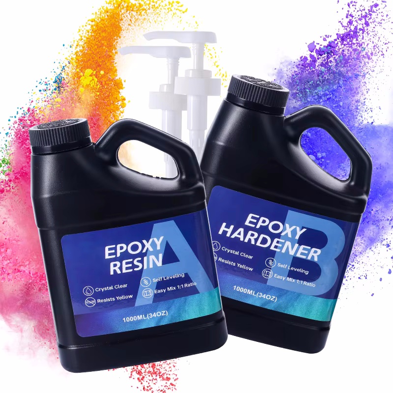 Resin Art Ratio - Kit de resina epóxi 2000ml, proporção