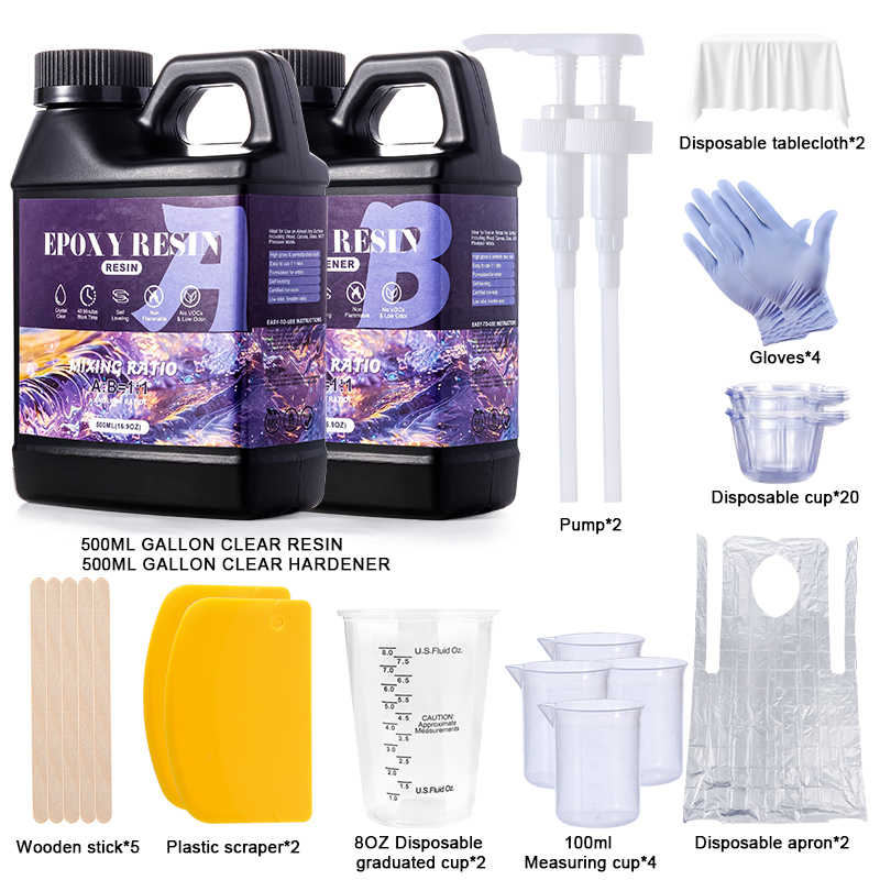 Kit de resina epóxi com propor - Resin Art Ratio avaliação e preço