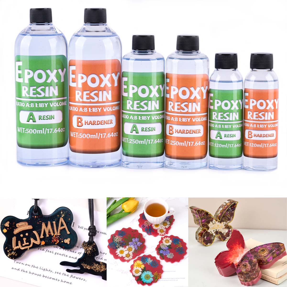 Kit de resina epóxi com propor - Resin Art Ratio avaliação e preço