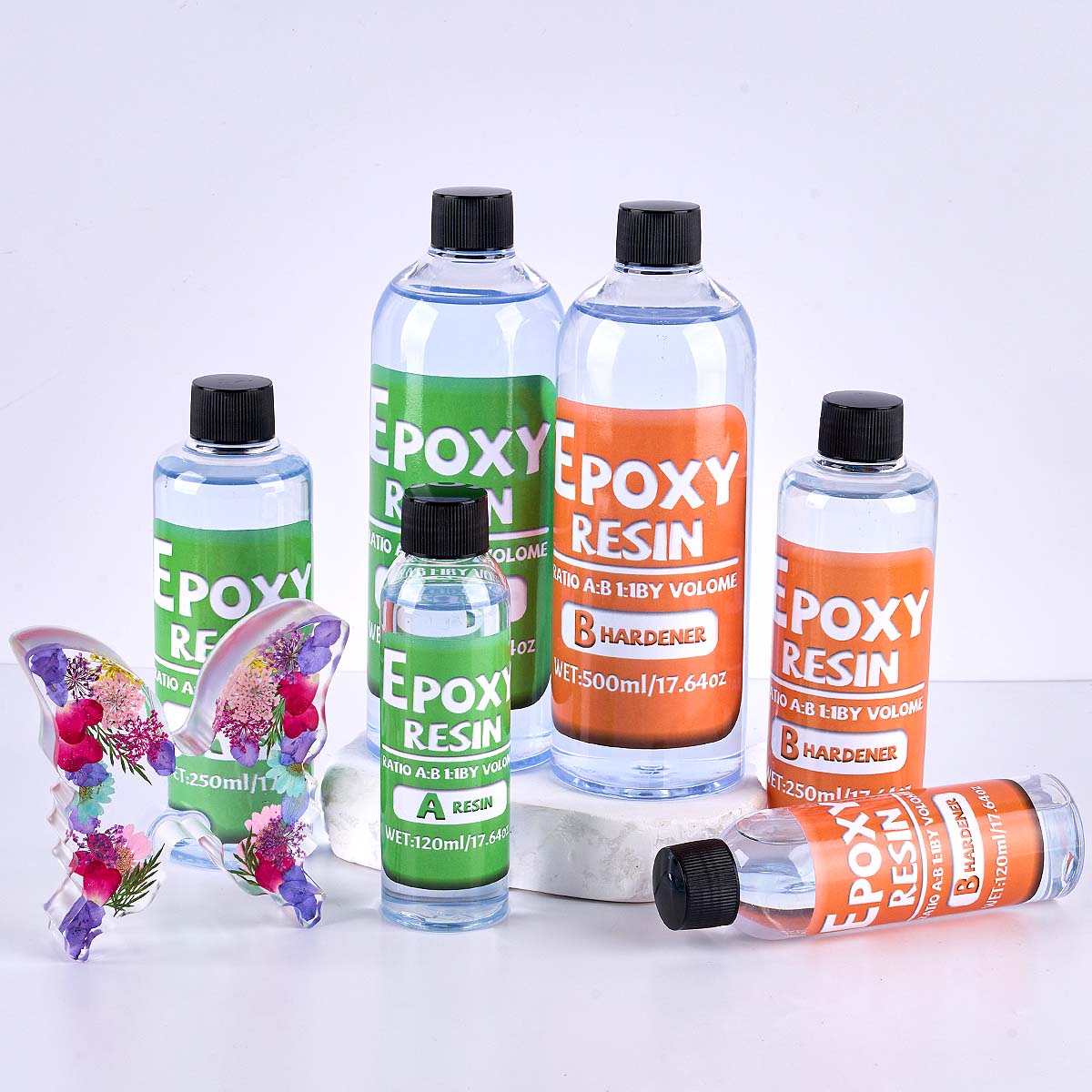 Kit de resina epóxi com propor - Resin Art Ratio avaliação e preço