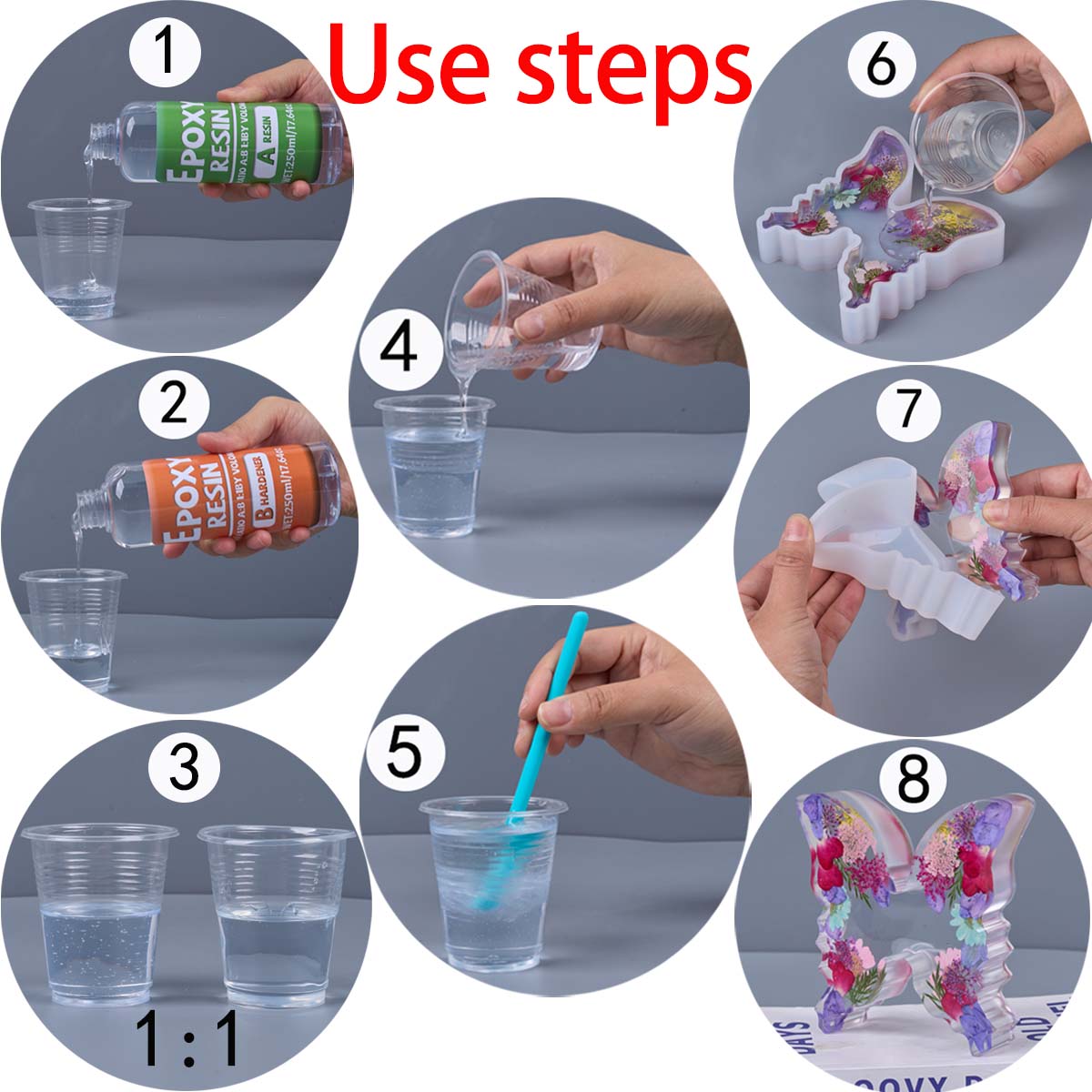 Kit de resina epóxi com propor - Resin Art Ratio avaliação e preço