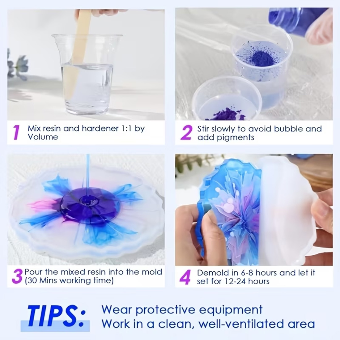 Kit Profissional de Resina Epó - Resin Art Ratio avaliação e preço