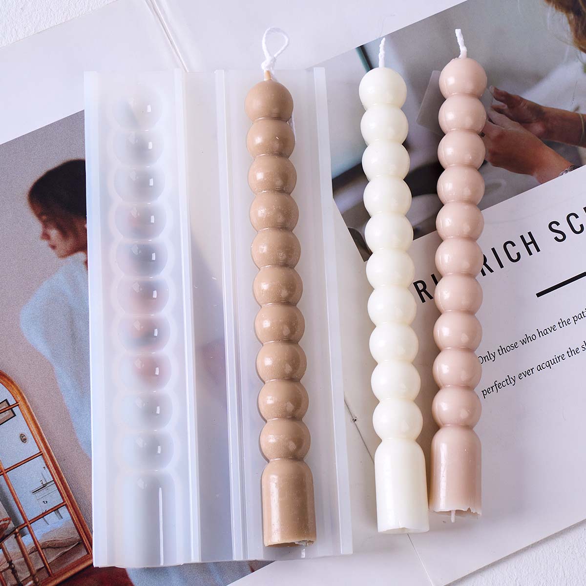 Molde de Silicone para Vela Pi - Resin Art Table avaliação e preço