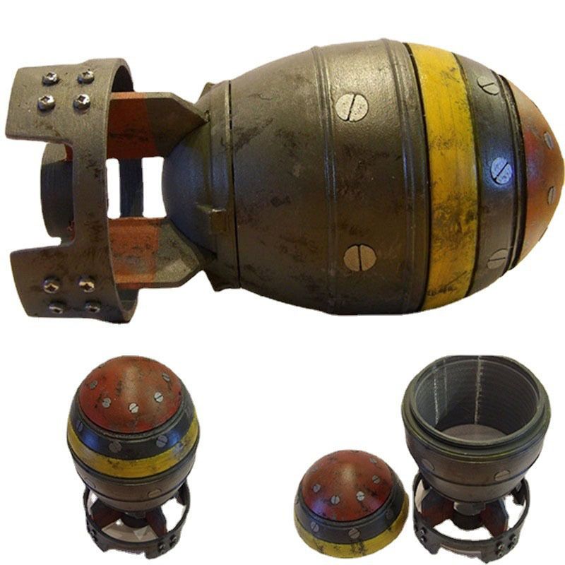 Nova mini nuke bomba caixa de  - Resin Art Table Top avaliação e preço