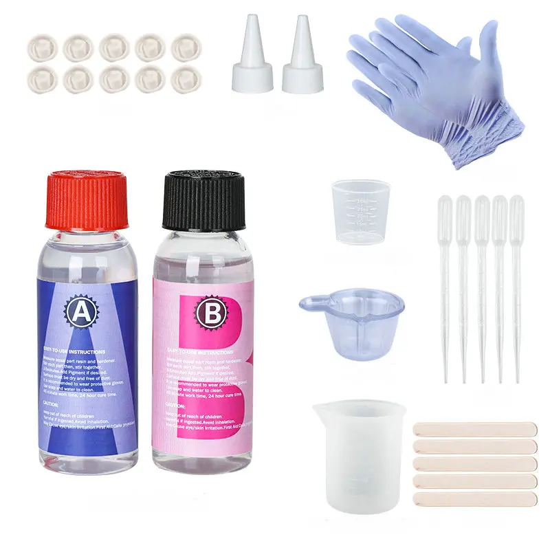 Kit de resina epóxi 100g, tran - Resin Art Ratio avaliação e preço