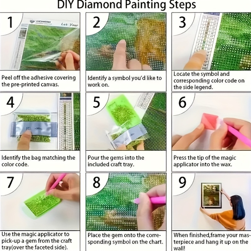 Kit de Pintura com Diamantes,  - Resin Art Kit avaliação e preço