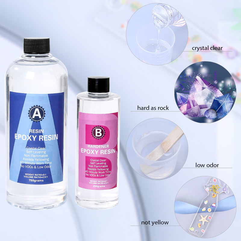 Kit de resina epóxi cristalina - Epoxy Resin Ab avaliação e preço