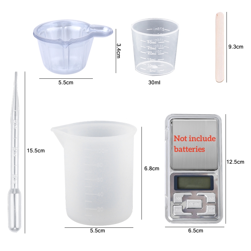 Kit de resina epóxi cristalina - Epoxy Resin Ab avaliação e preço