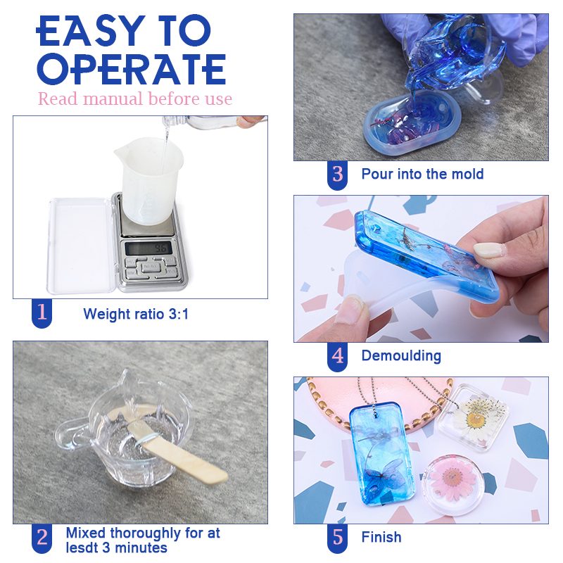 Kit de resina epóxi cristalina - Epoxy Resin Ab avaliação e preço