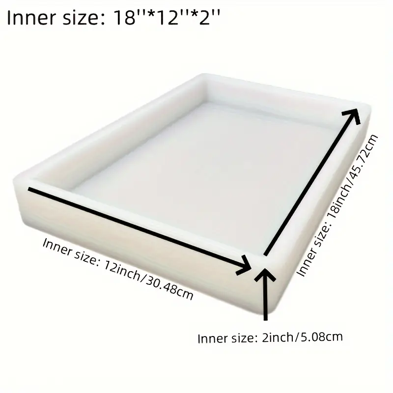Molde de Silicone Grande 18*12 - Resin Art Table avaliação e preço