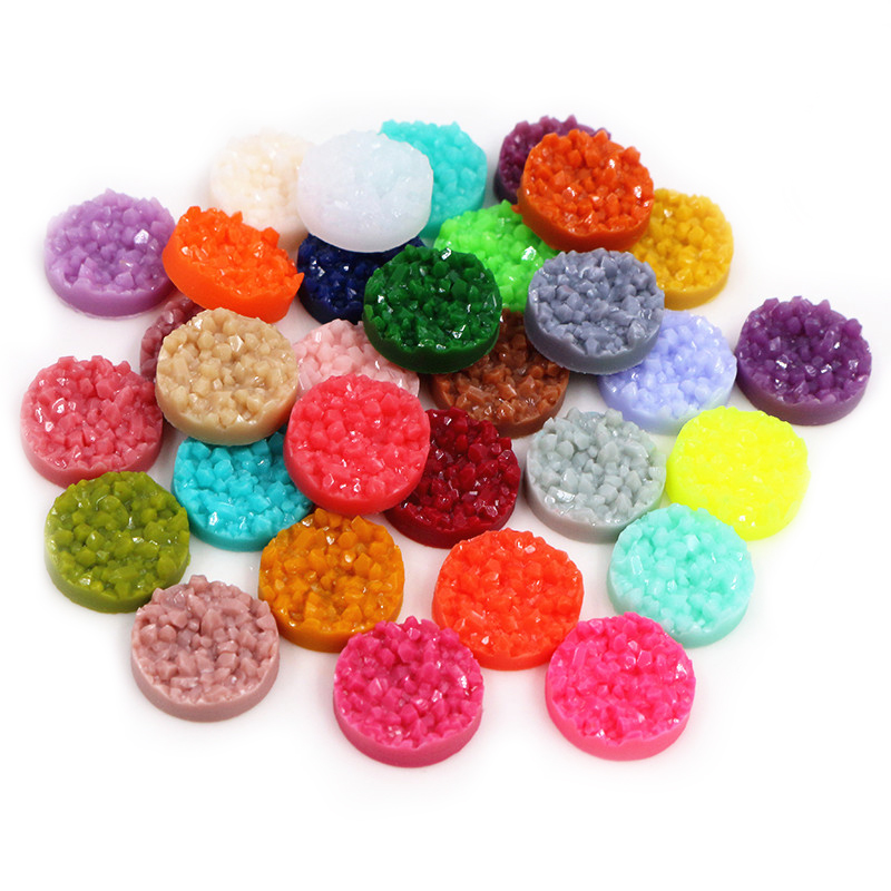 40 peças cabochões druzy de re - Resin Art Box avaliação e preço
