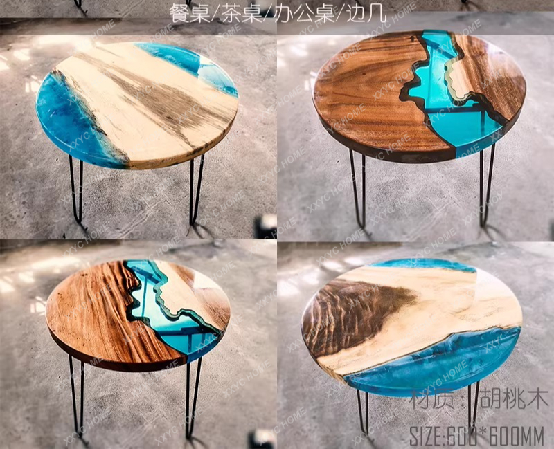 Mesa de jantar criativa em res - Resin Art Table avaliação e preço