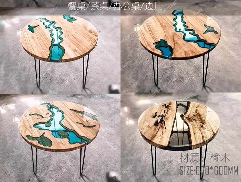 Mesa de jantar criativa em res - Resin Art Table avaliação e preço