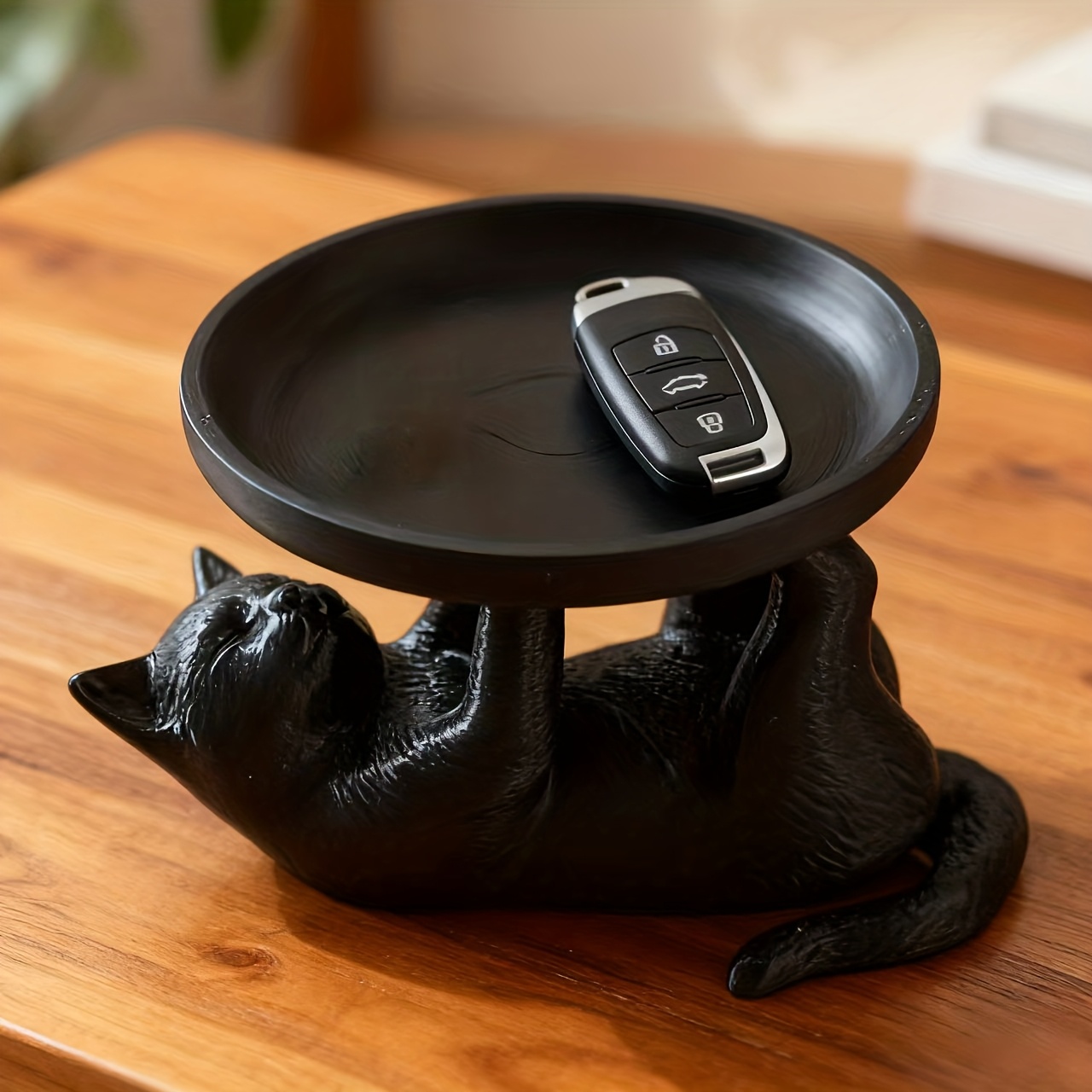 Estátua de gato de resina com  - Resin Art Table avaliação e preço