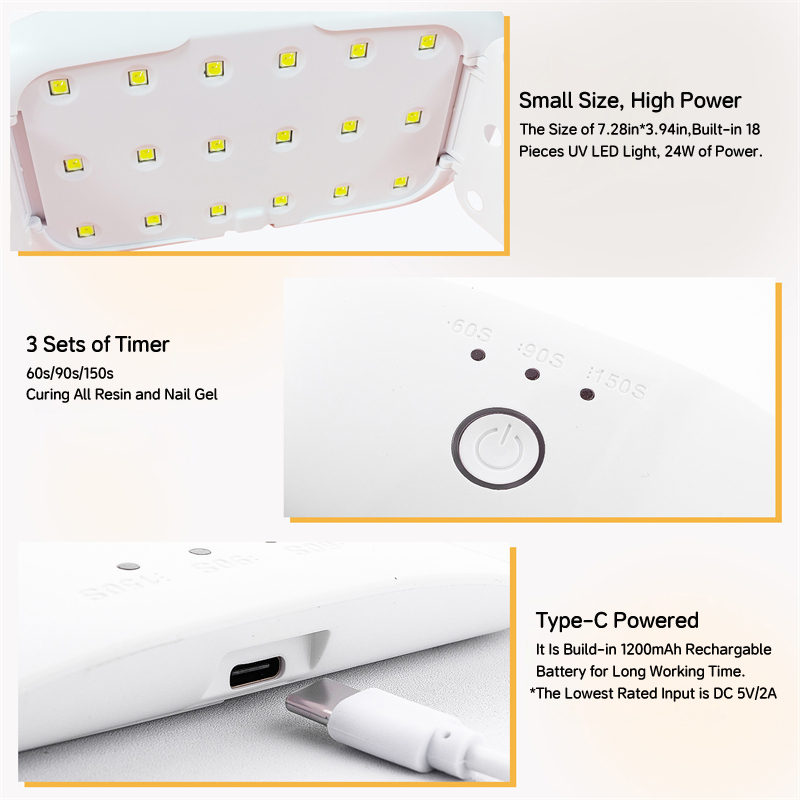 Lâmpada led uv recarregável us - Resin Art Uv Light avaliação e preço