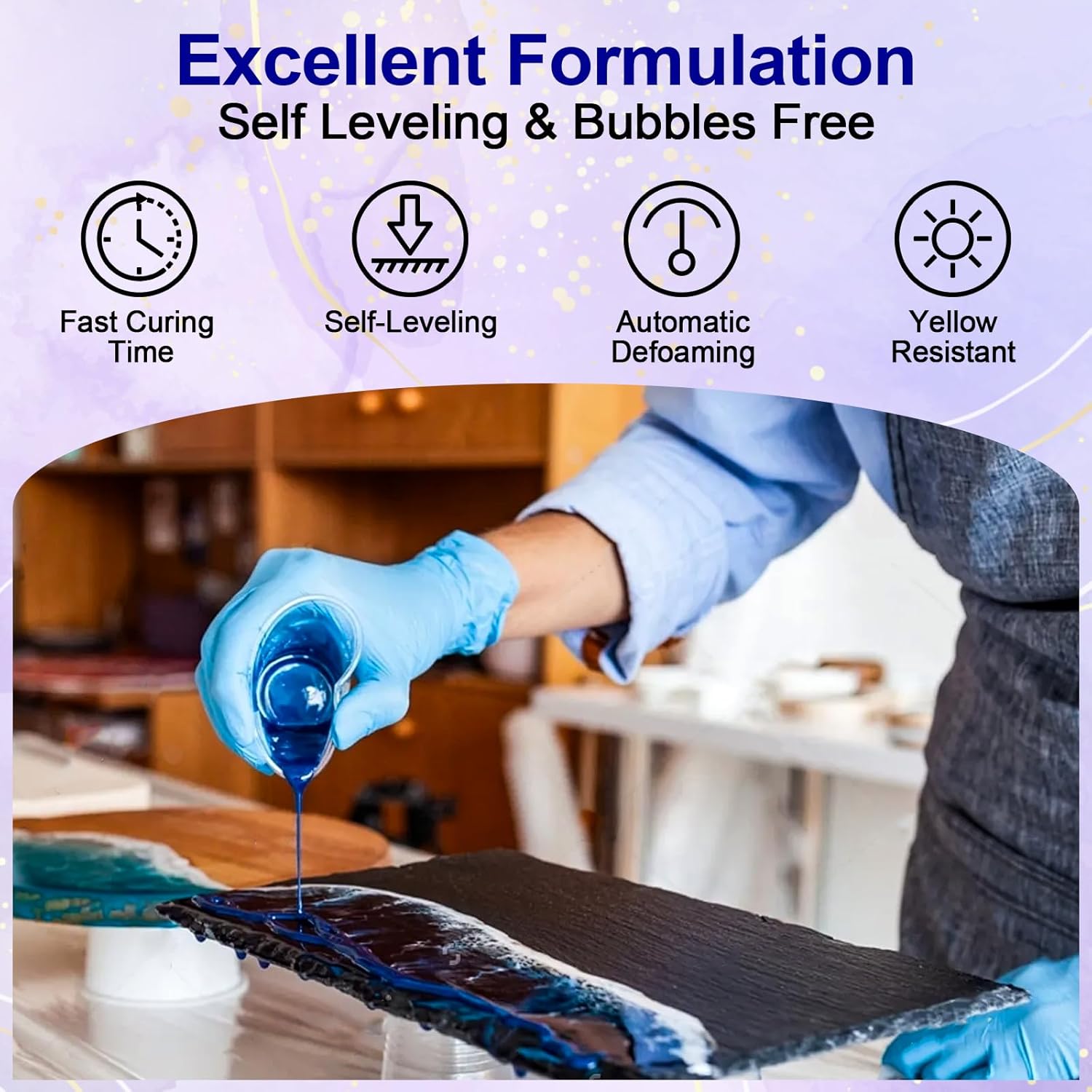 Resina epóxi transparente ab c - Epoxy Resin Ab avaliação e preço