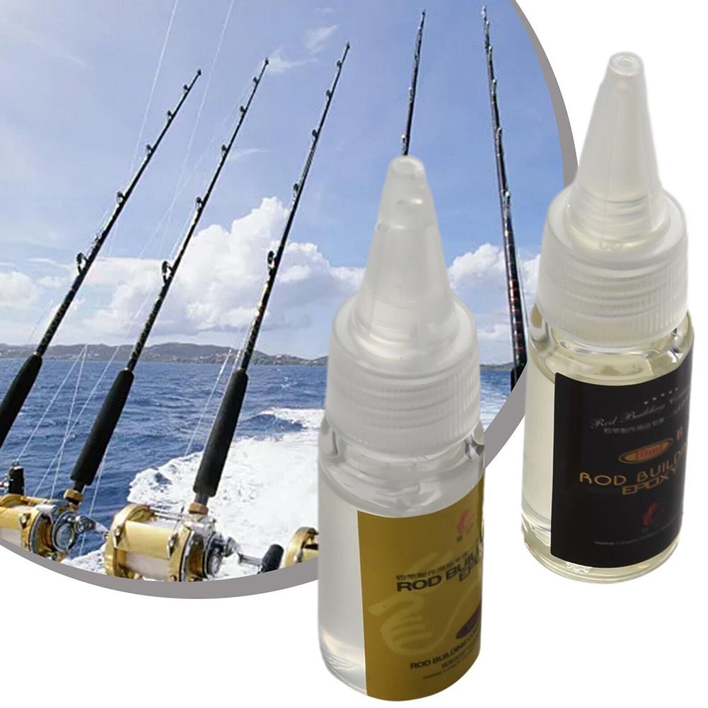 2 pçs vara de pesca cola vara  - Epoxy Resin Ab avaliação e preço