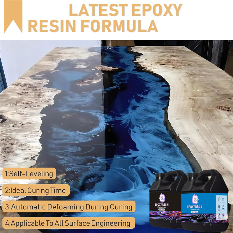 Resina epóxi cristalina, propo - Resin Art Ratio avaliação e preço