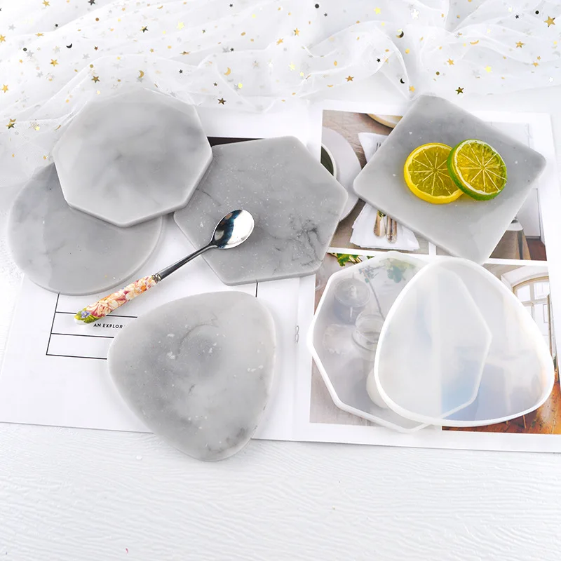 Molde de porta-copos geométric - Resin Art Table avaliação e preço