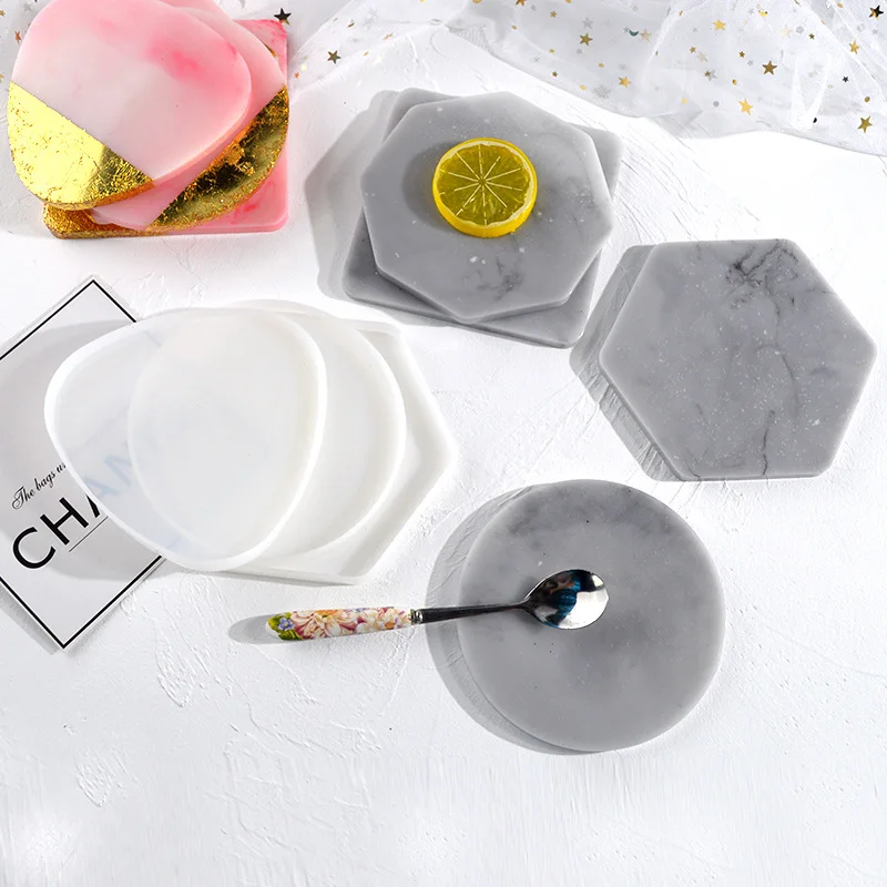 Molde de porta-copos geométric - Resin Art Table avaliação e preço