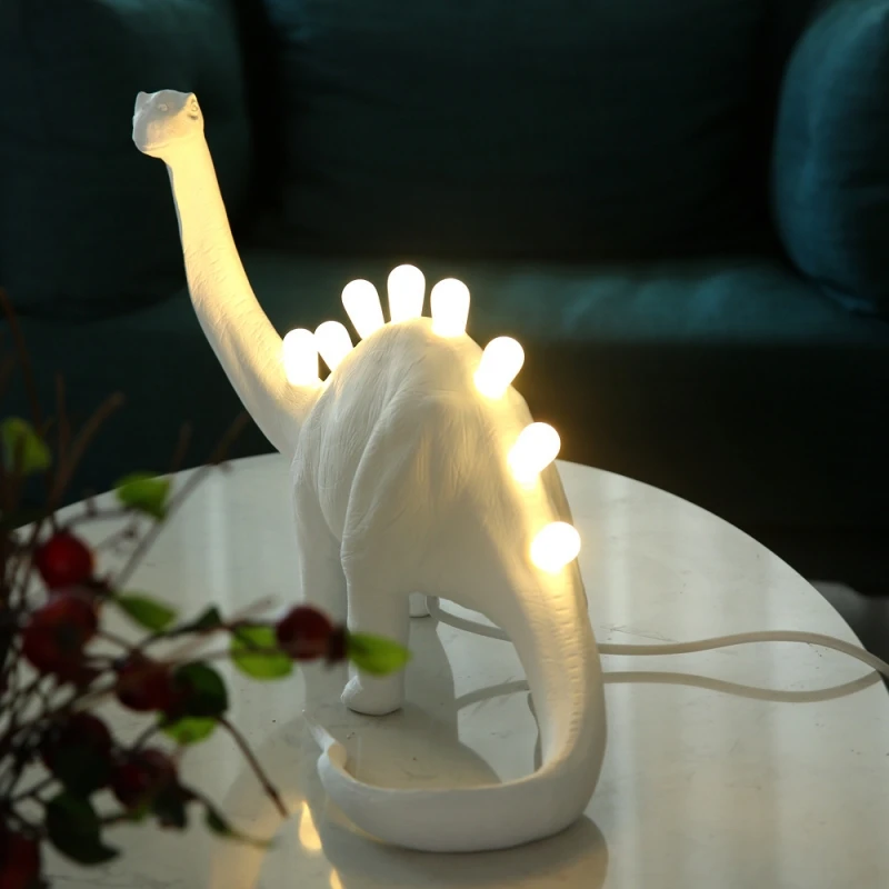 Nordic dinossauro resina led c - Resin Art Table avaliação e preço