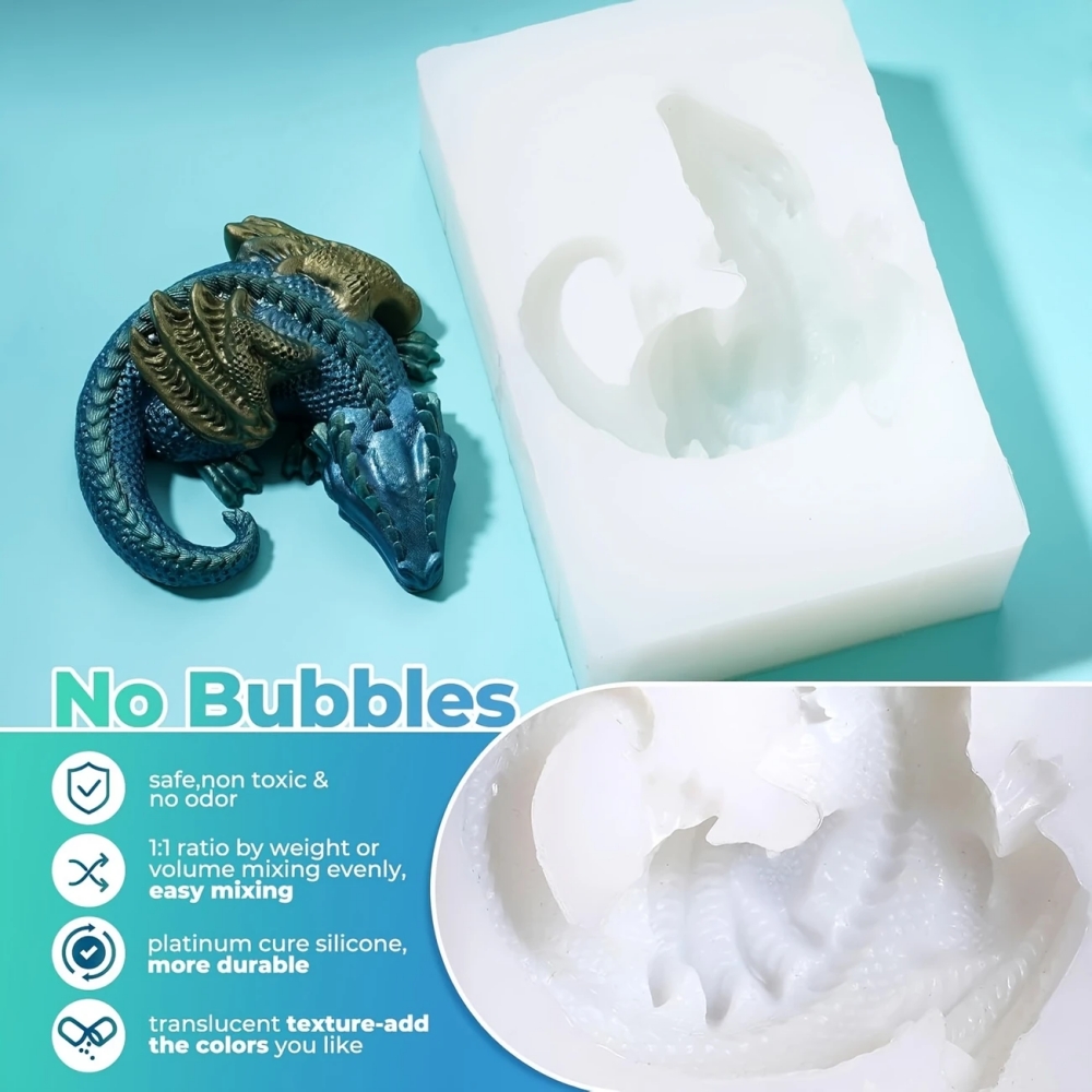Kit de Borracha para Moldes Se - Resin Art Ratio avaliação e preço