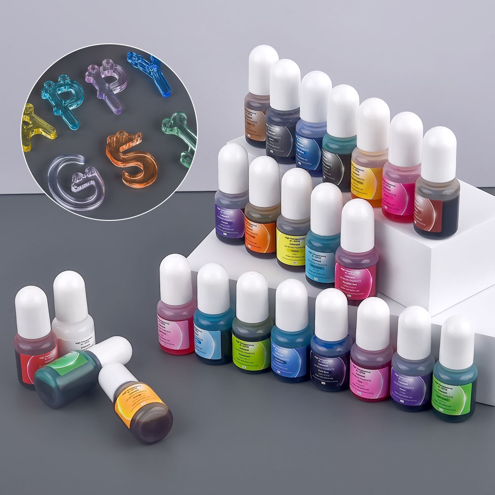 24 cores 5ml pigmento de resin - Epoxy Resin Ab avaliação e preço