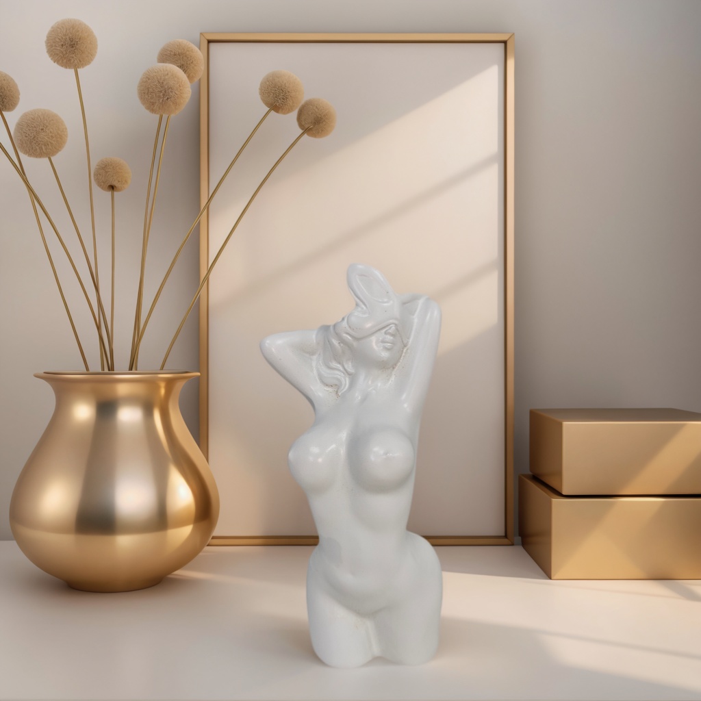1 Peça de Vaso Decorativo Artí - Resin Art Table Top avaliação e preço