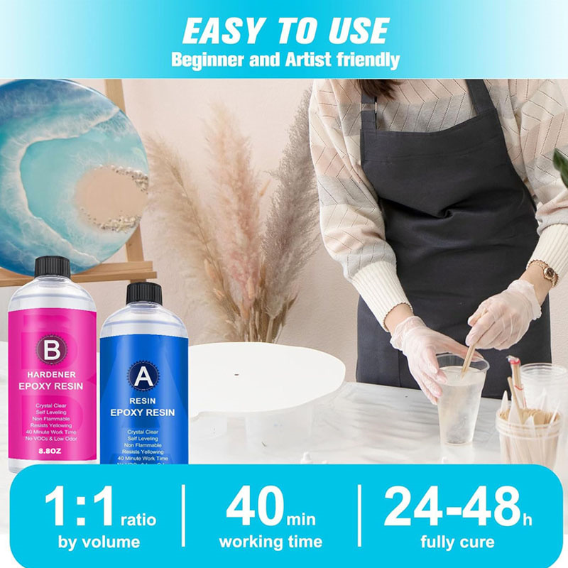 Kit de resina epóxi transparen - Resin Art Table Top avaliação e preço