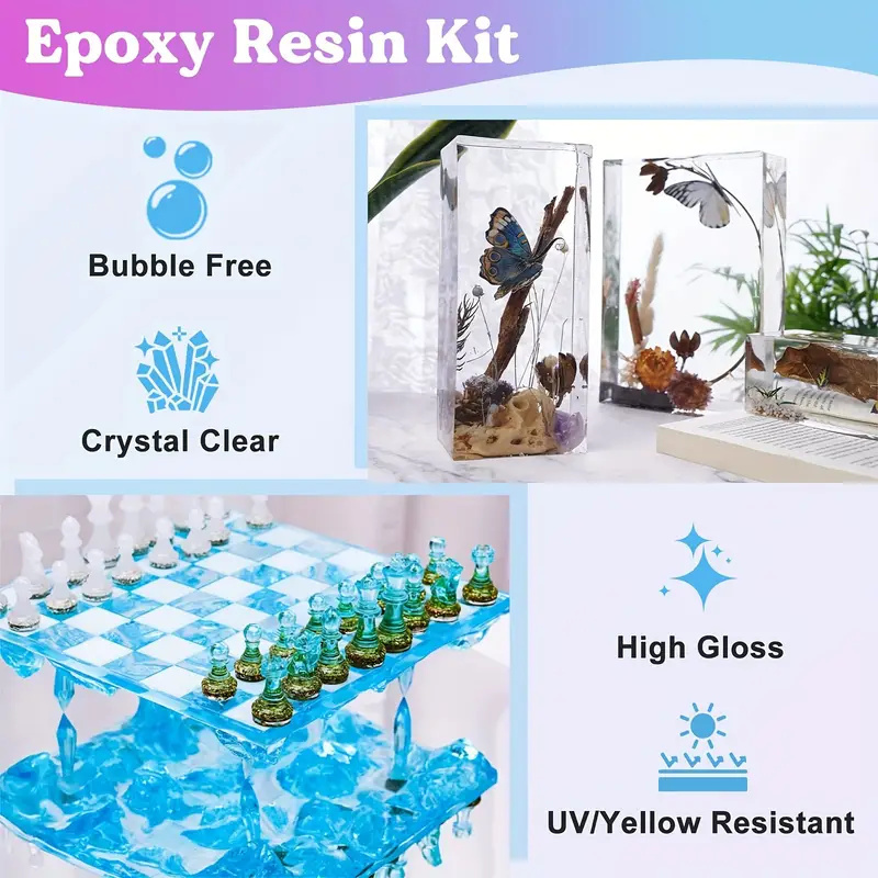 Kit de resina epóxi transparen - Resin Art Table Top avaliação e preço