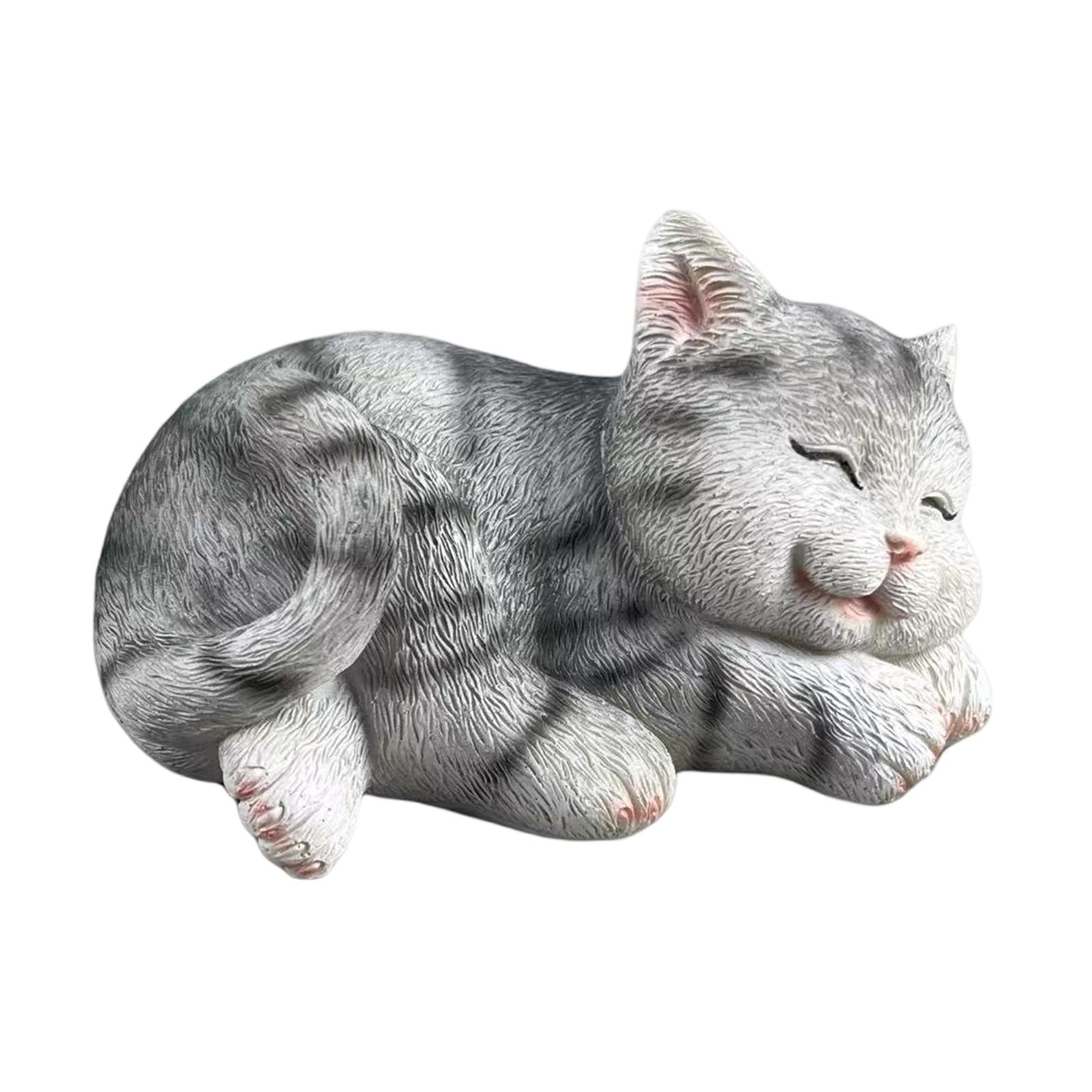 Estátua de Gato para Jardim, A - Resin Art Table avaliação e preço