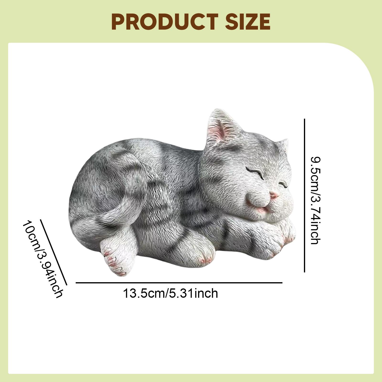 Estátua de Gato para Jardim, A - Resin Art Table avaliação e preço